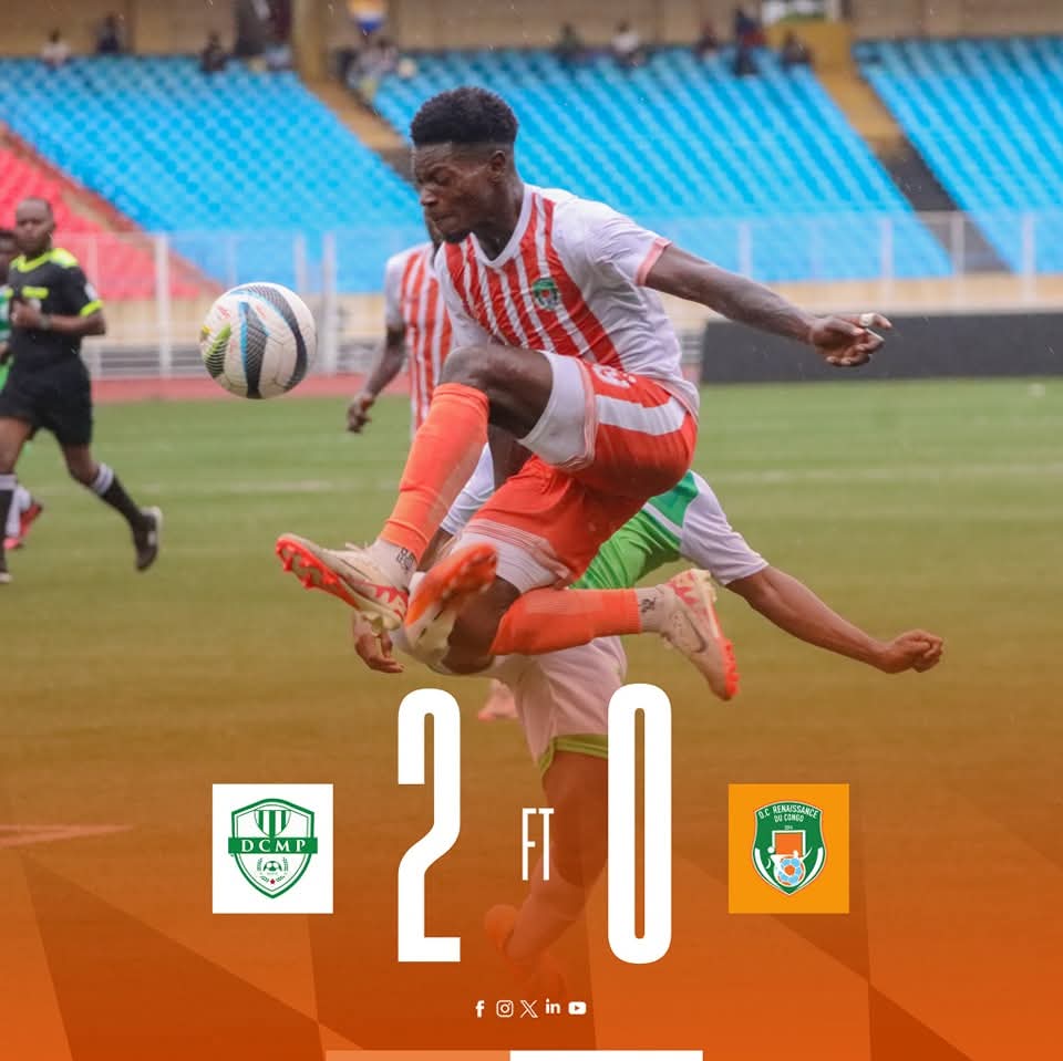 LINAFOOT:  après sa belle victoire  face à OC Renaissance, le DCMP  intègre le top 6 de la Linafoot